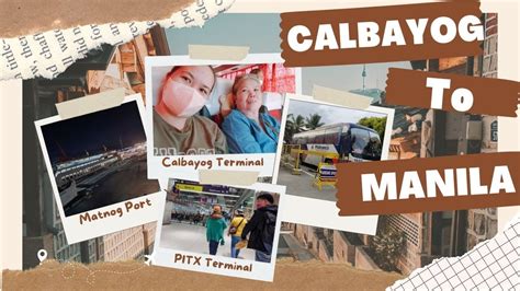 calbayog to manila